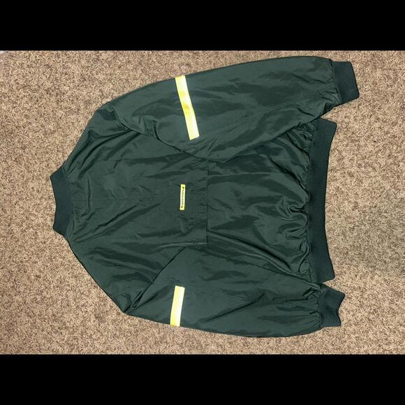 Vtg Nike University Of Oregon 1/4 Zip Spellout Swoosh Jacket - Picture 8 of 11